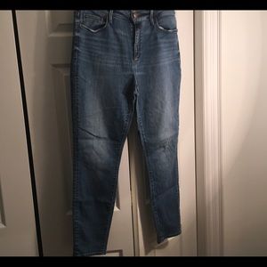 Loft jeans curvy high waist skinny ankle